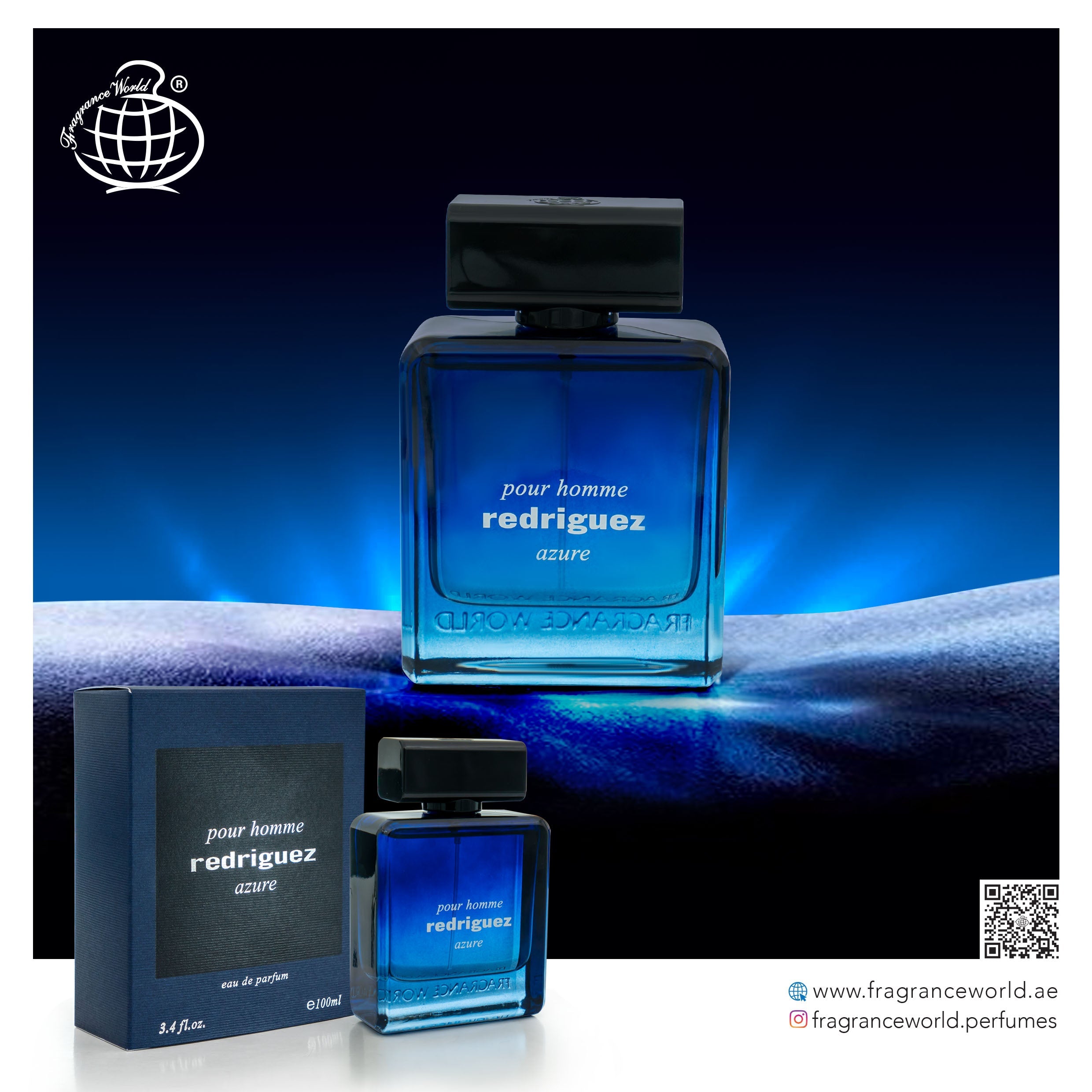 Redriguez Azure Pour Homme 100 ml Eau De Parfum For Men & Women
