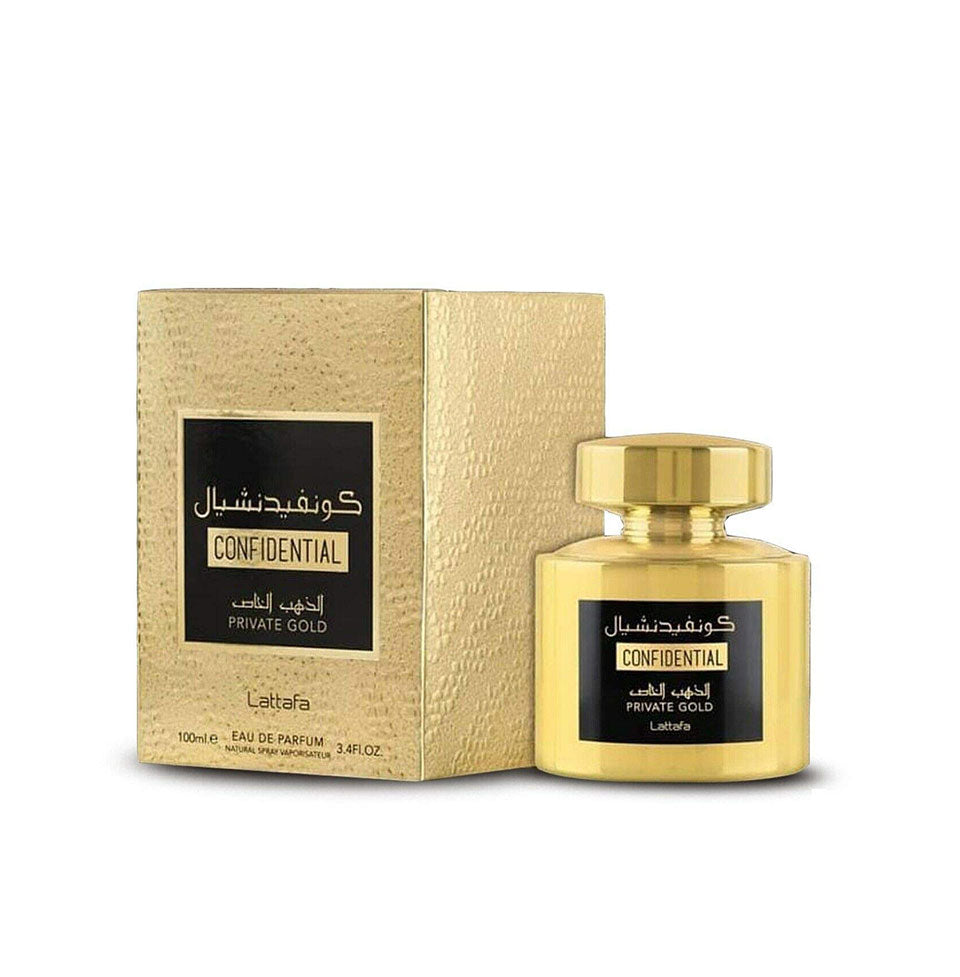 Confidential Private Gold . 100 ml Eau De Parfum For Men & Women
