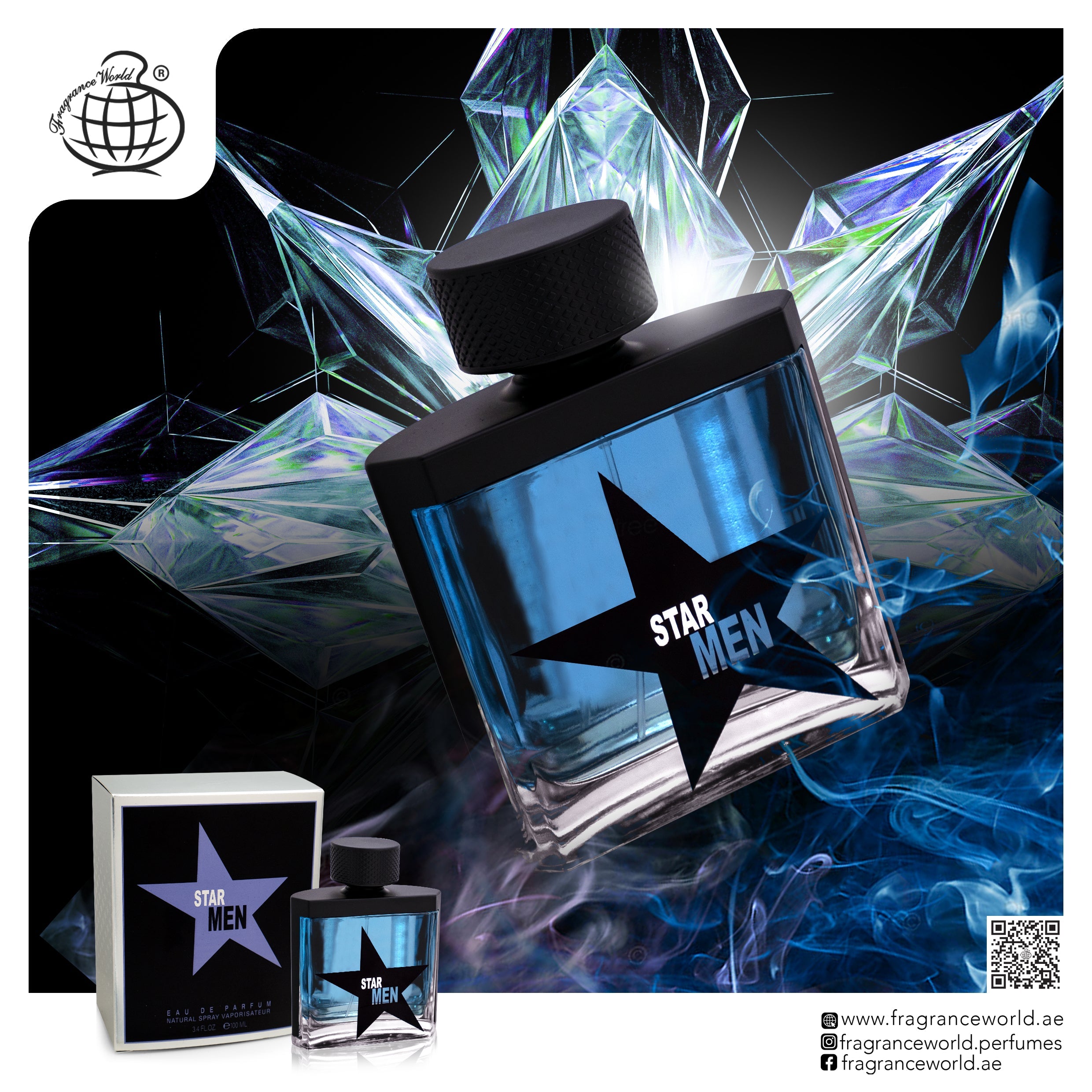 Fragrance World Star Men 100 ml Eau De Parfum For Men & Women