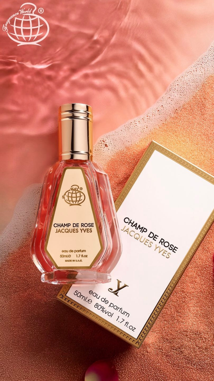 FRAGRANCE WORLD CHAMP DE ROSE JACQUES YVES EAU DE PARFUM 50ML