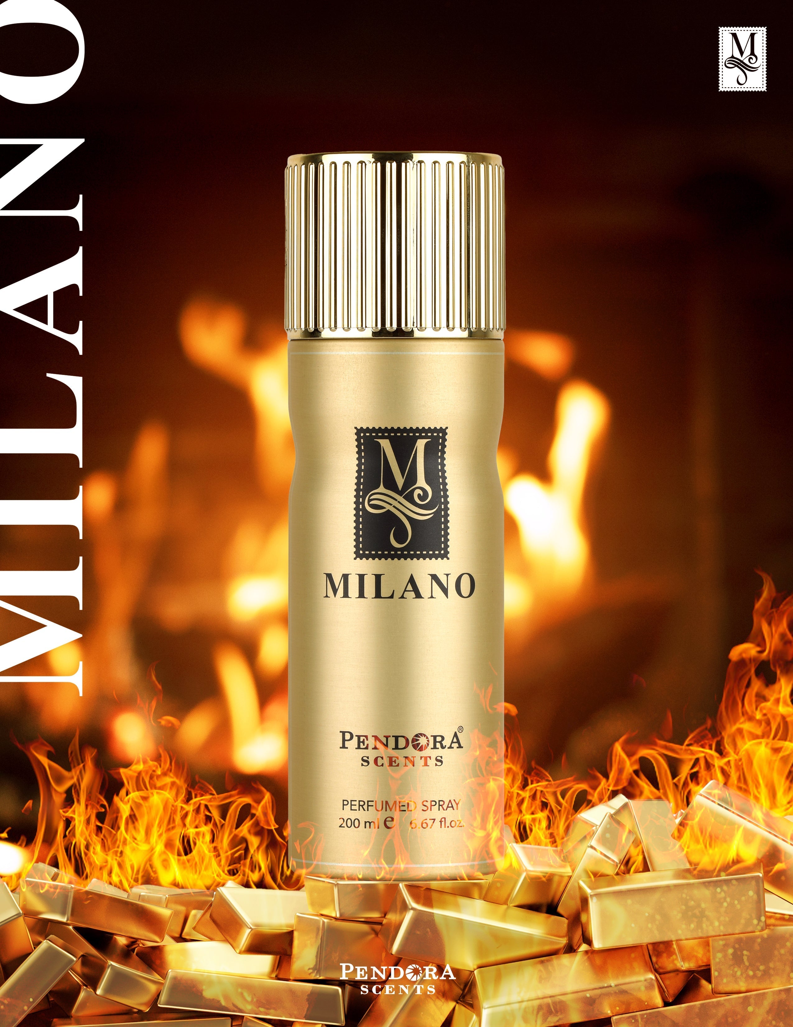 Pendora Milano 100 ml Eau De Parfum For Men & Women