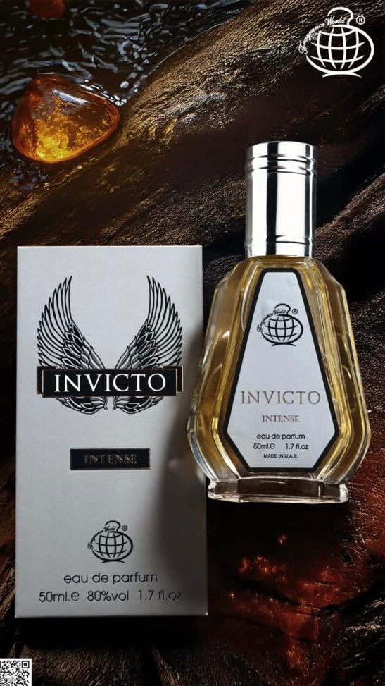 FRAGRANCE WORLD INVICTO INTENSE EAU DE PARFUM 50ML