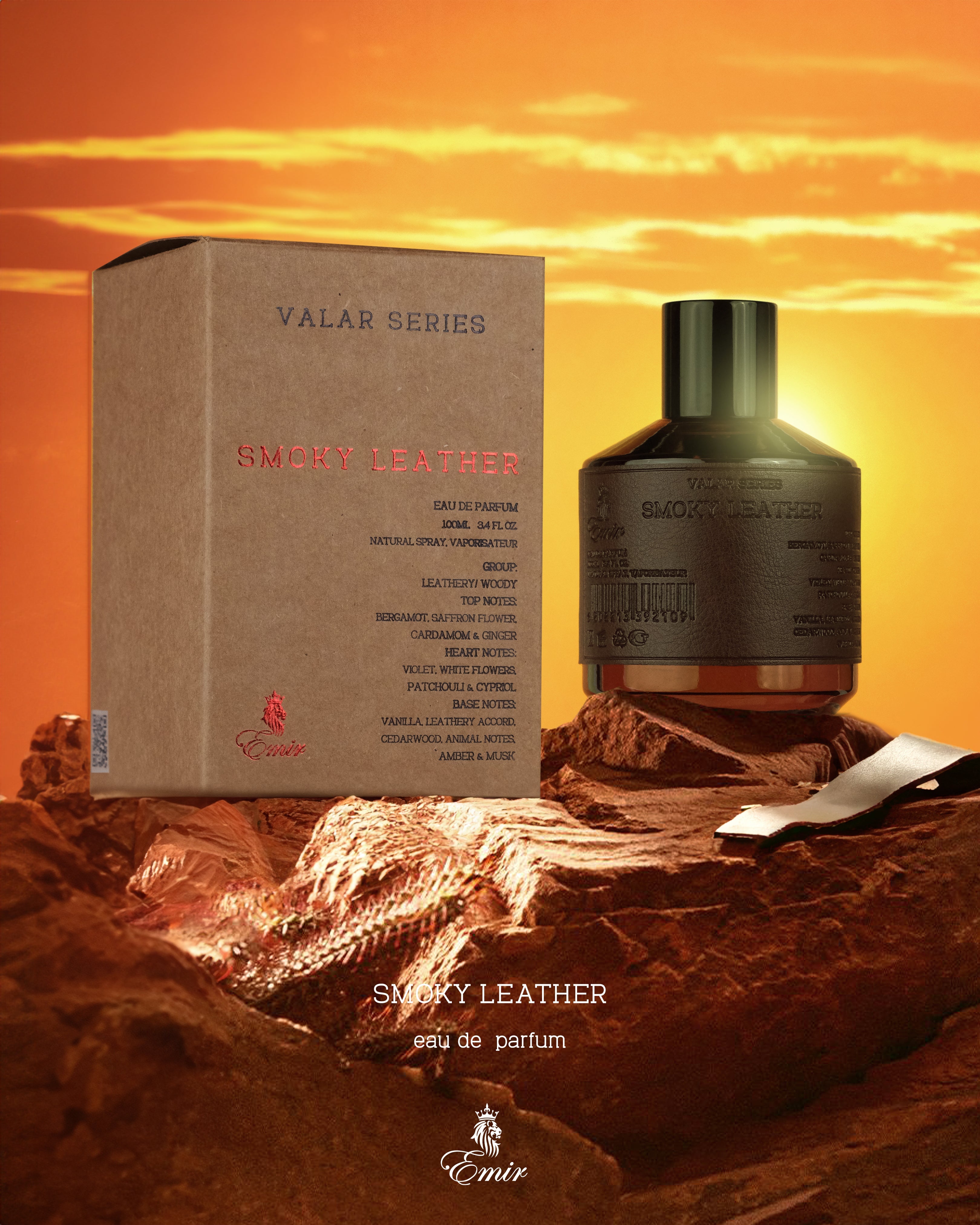 Valar Series Smoky Leather 100 ml Eau De Parfum For Men & Women