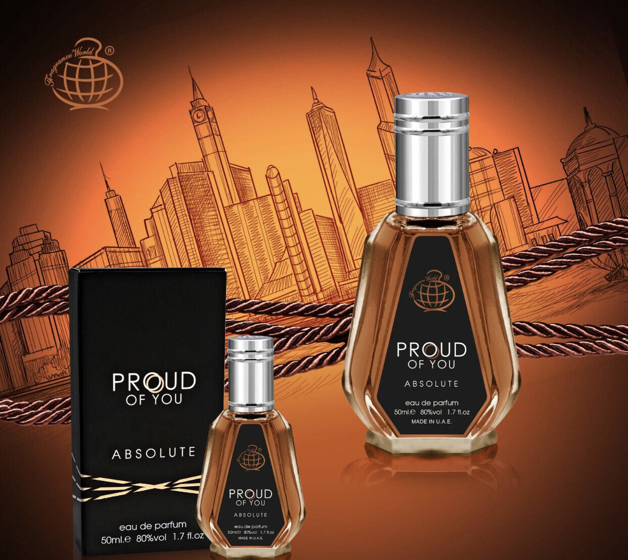 Fragrance World Proud Of You Absolute 50 ml Eau De Parfum For Men & Women