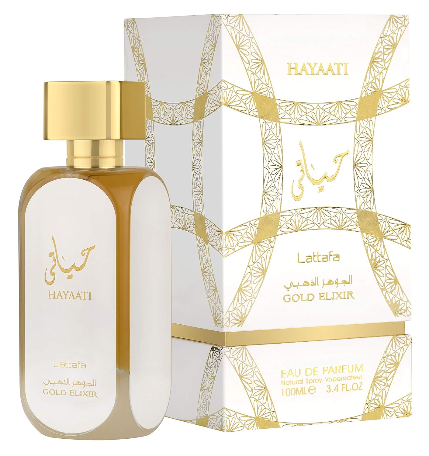 Lattafa Hayaati Gold Elixir . 100 ml Eau De Parfum For Men & Women