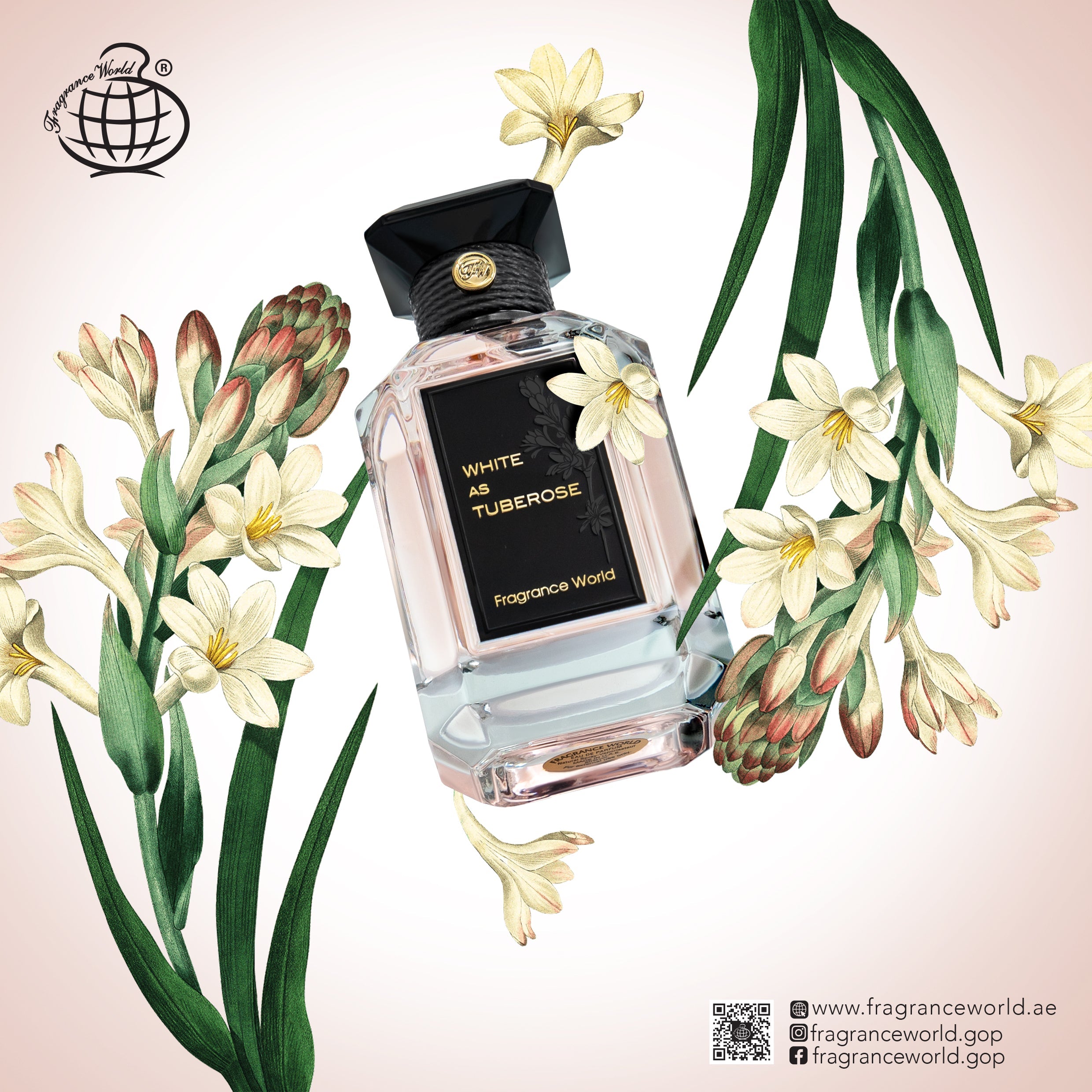 White As Tuberose 100 ml Eau De Parfum For Men & Women