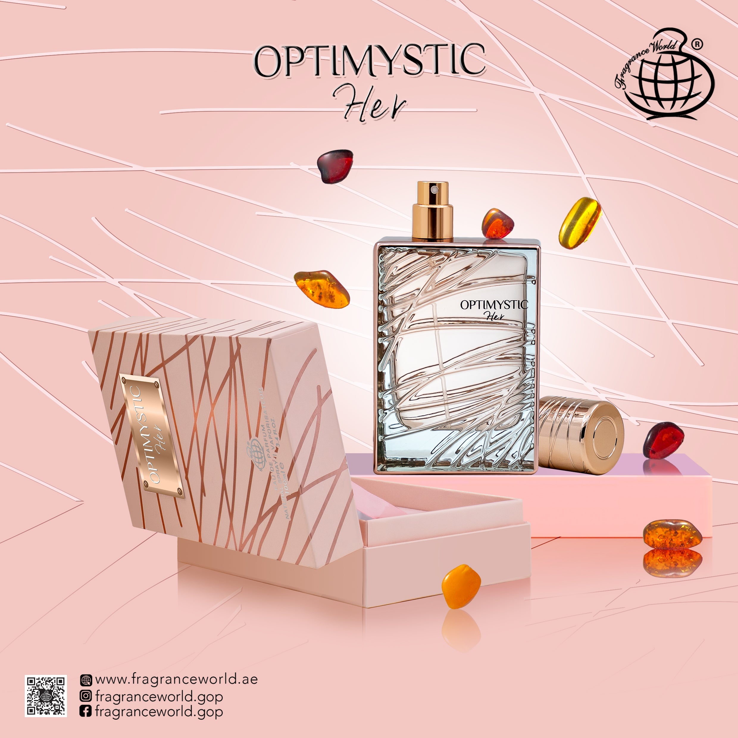 Optimystic Her 100 ml Eau De Parfum For Men & Women