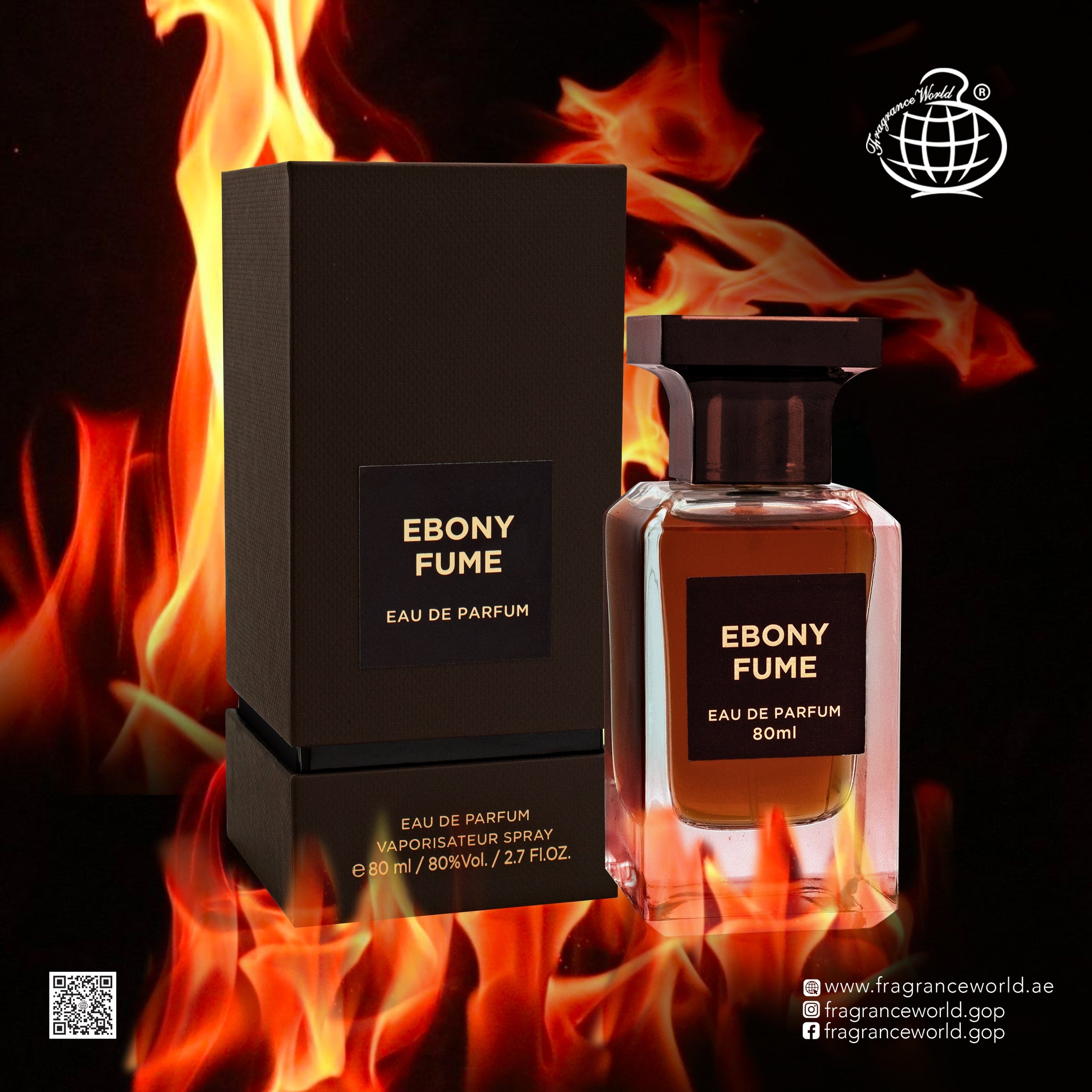 Ebony Fume 80 ml Eau De Parfum For Men & Women