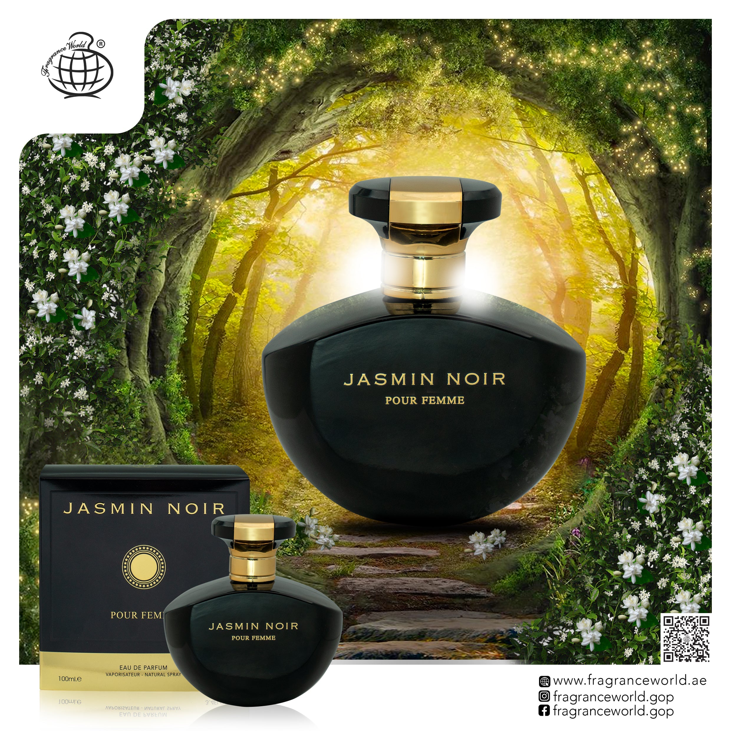 Jasmin Noir 100 ml Eau De Parfum For Men & Women