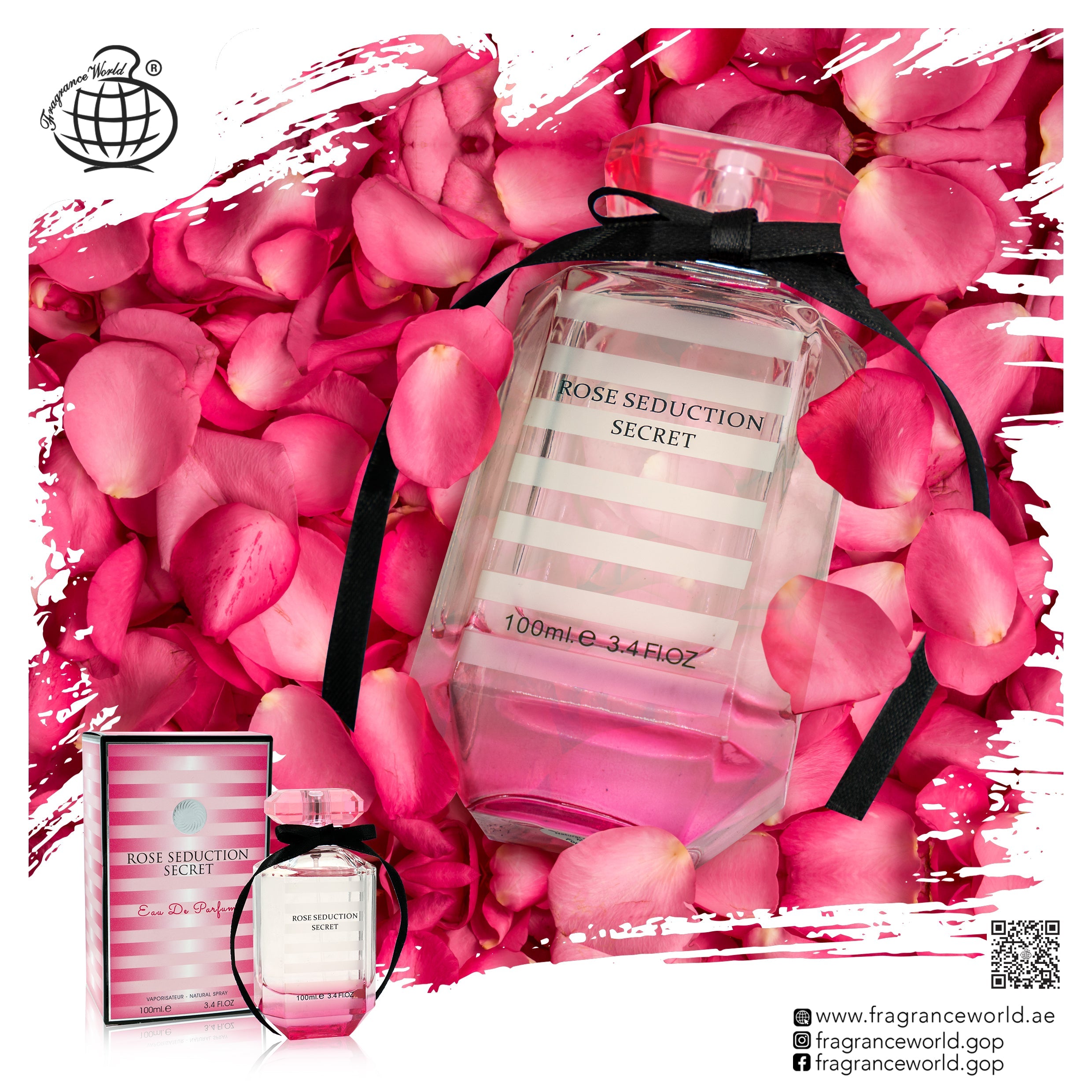 Fragrance World Rose Seduction 100 ml Eau De Parfum For Men & Women