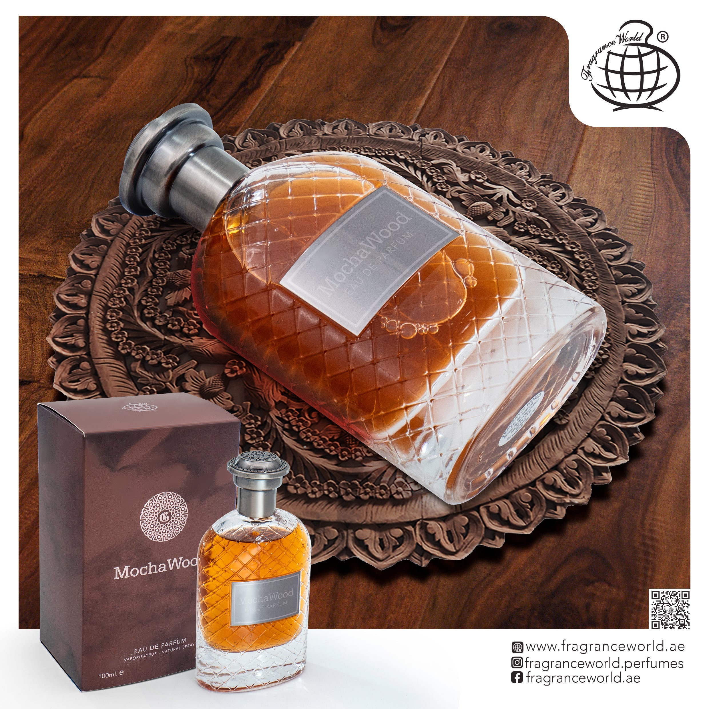 Mocha Wood 100 ml Eau De Parfum For Men & Women