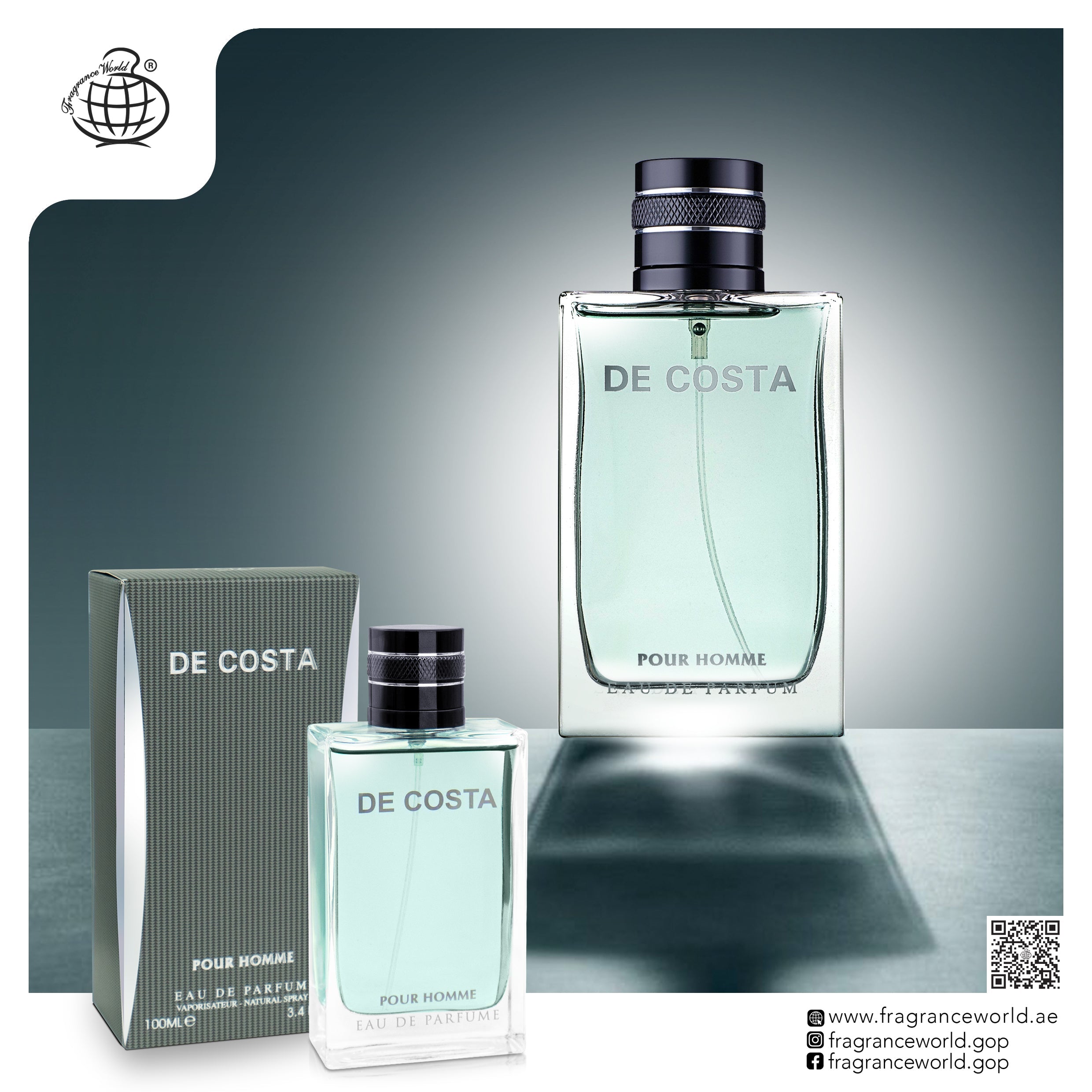 De Costa 100 ml Eau De Parfum For Men & Women