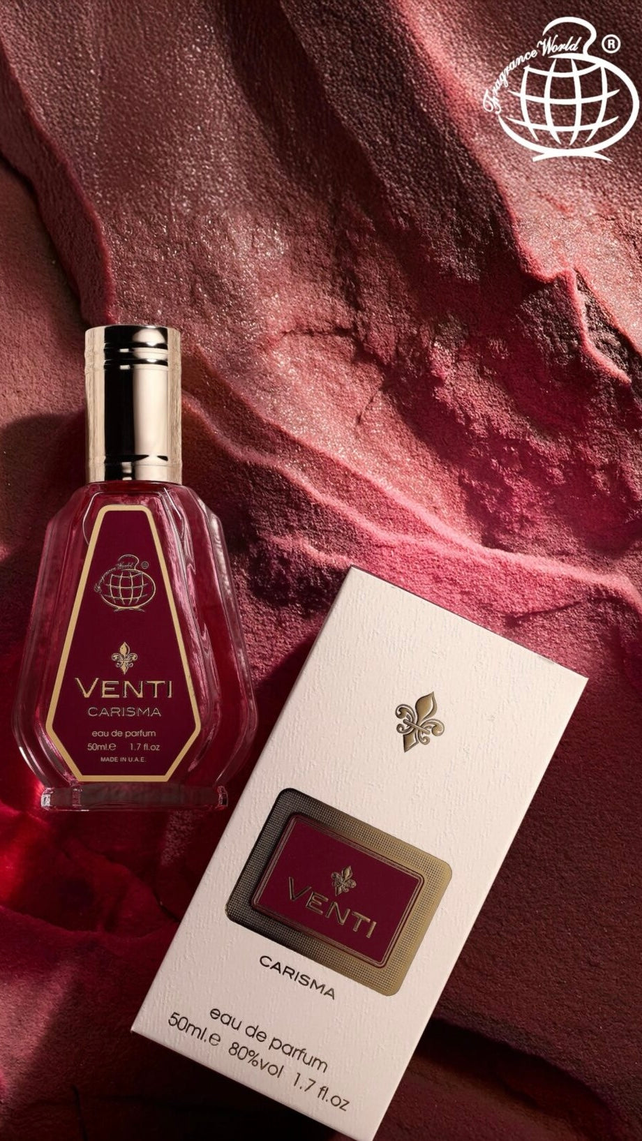 FRAGRANCE WORLD VENTI CARISMA EAU DE PARFUM 50ML