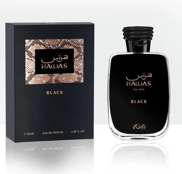 Rasasi Hawas Black 100 ml Eau De Parfum For Men & Women