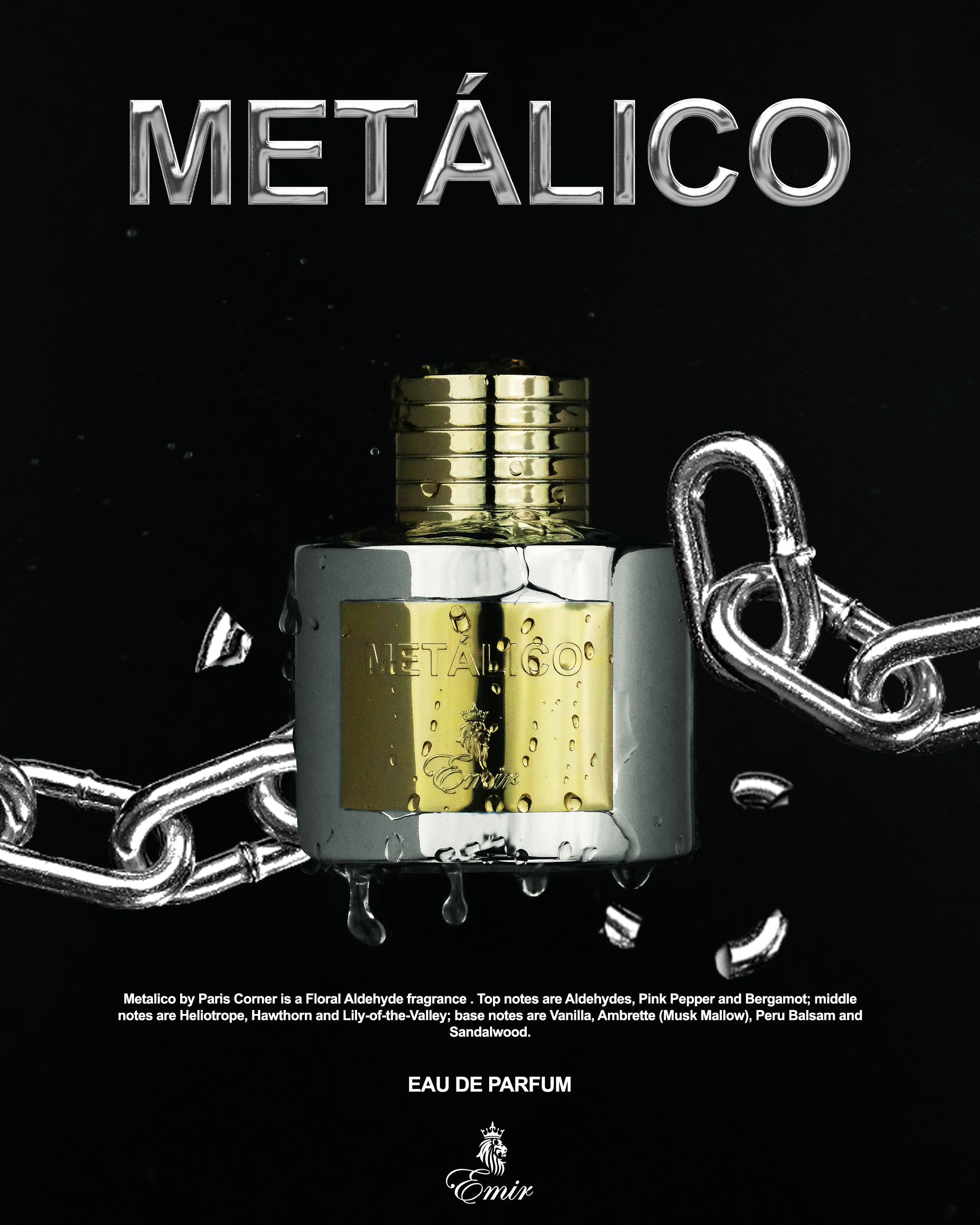 Metalico 100 ml Eau De Parfum For Men & Women