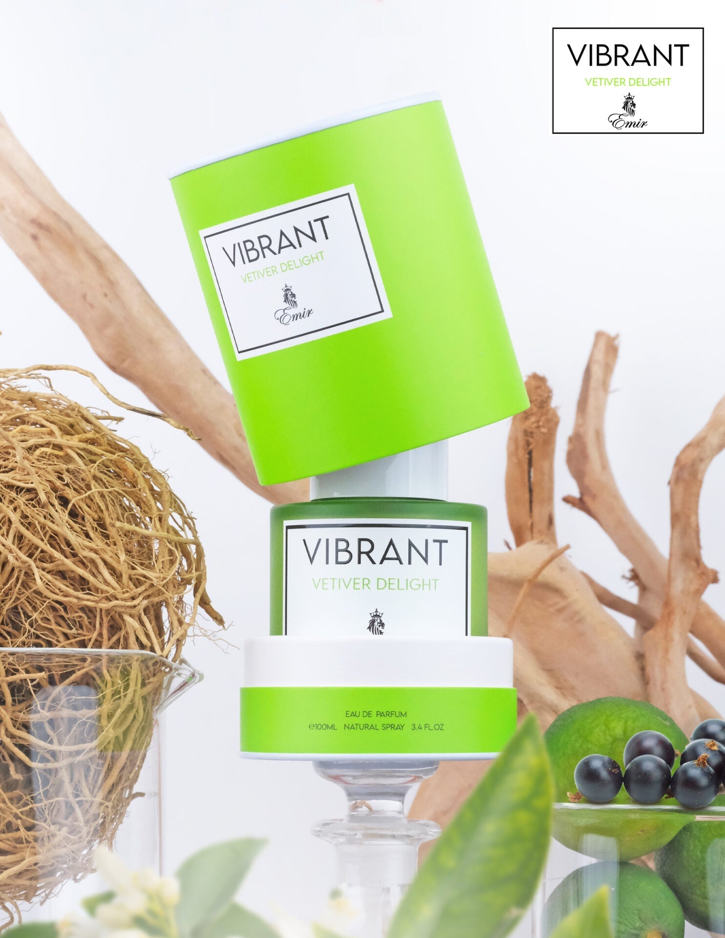 Vibrant Vetiver Delight 100 ml Eau De Parfum For Men & Women