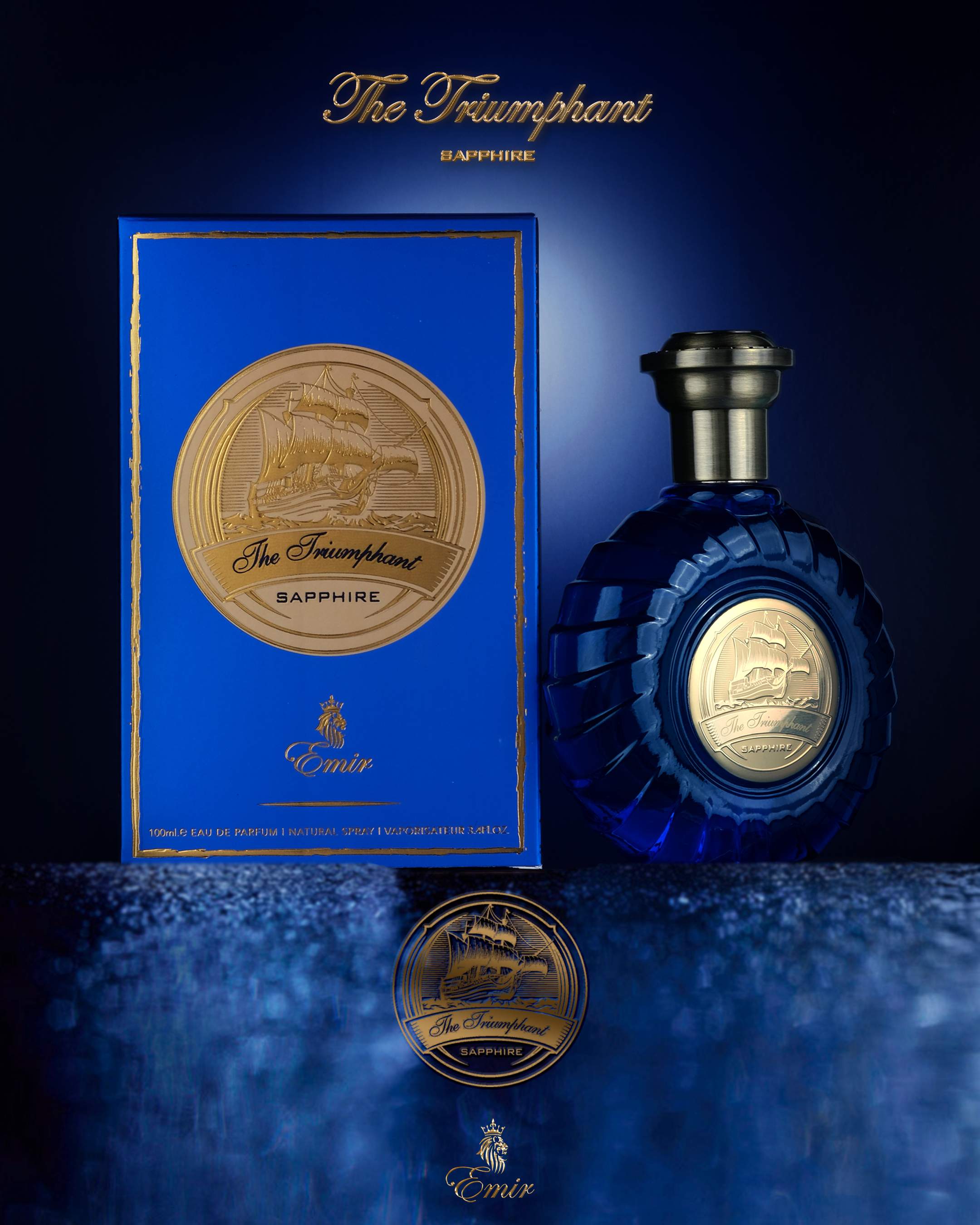 The Triumphant Sapphire 100 ml Eau De Parfum For Men & Women
