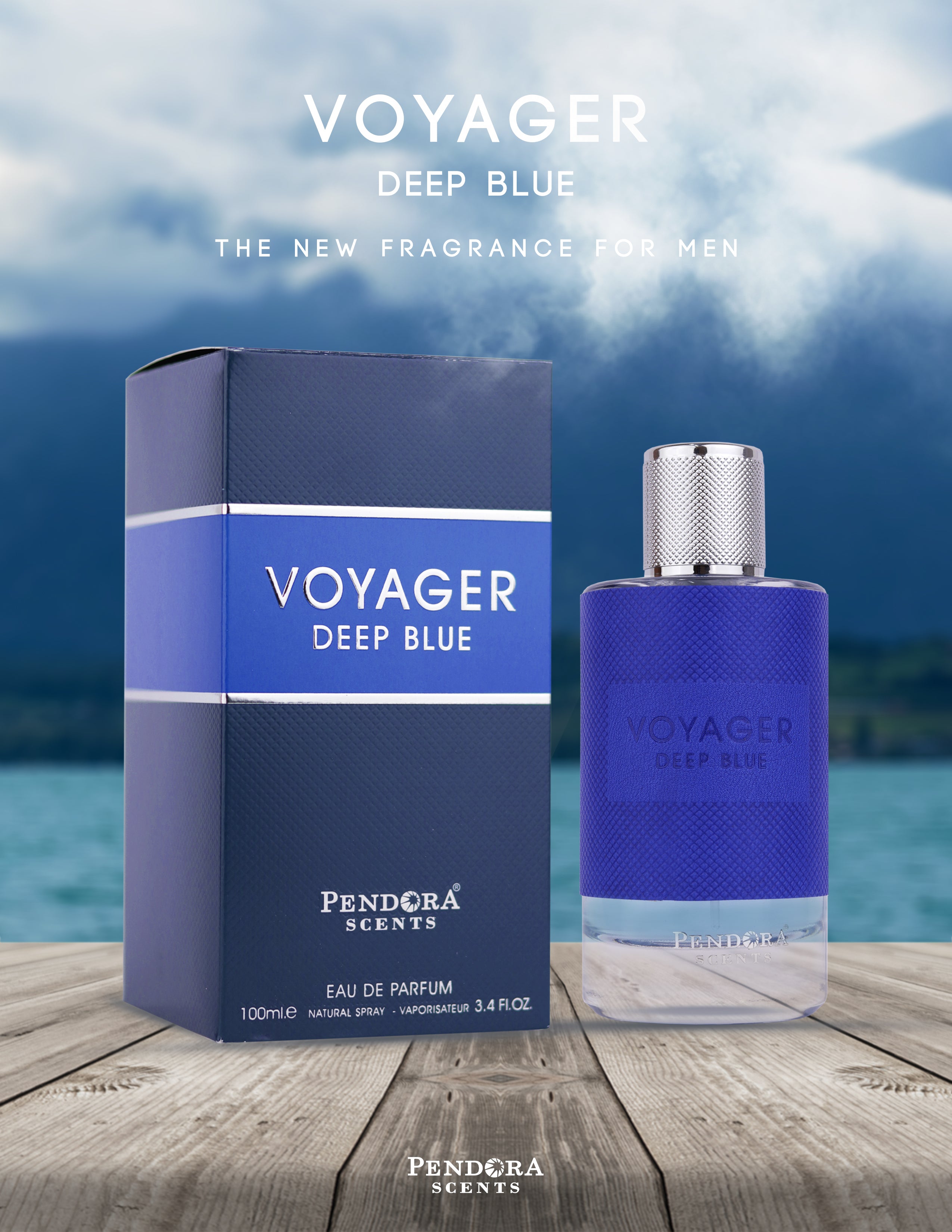 Pendora Voyager Deep Blue 100 ml Eau De Parfum For Men & Women