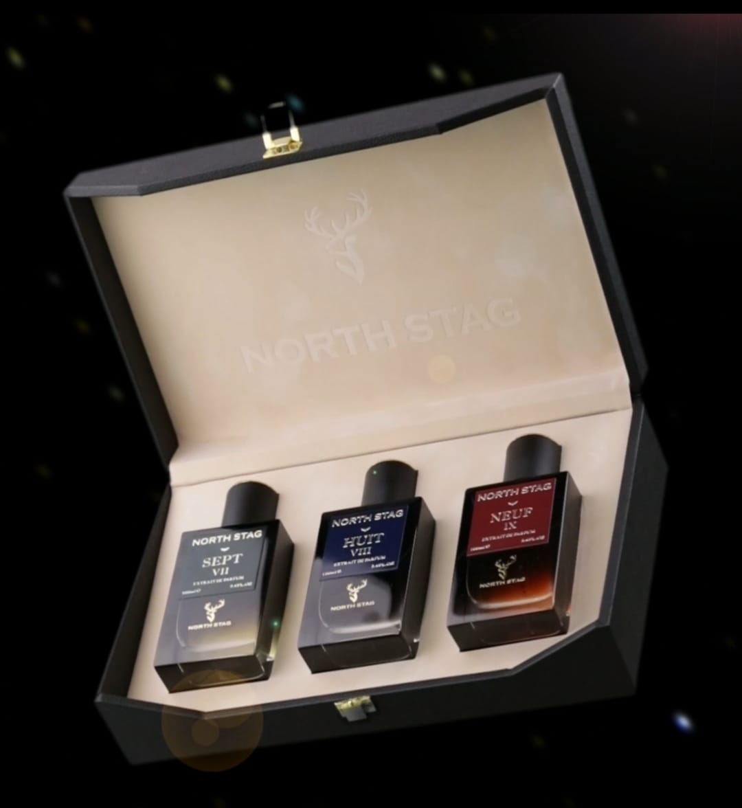 Set Of Three 100 ml Eau De Parfum For Men & Women
